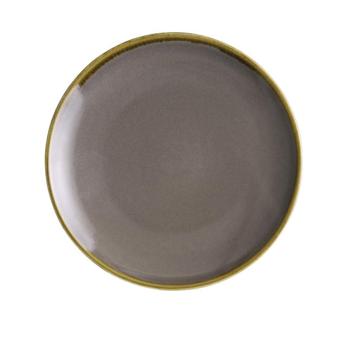 Olympia Kiln Smoke Round Coupe Plates 180mm (Pack of 6)