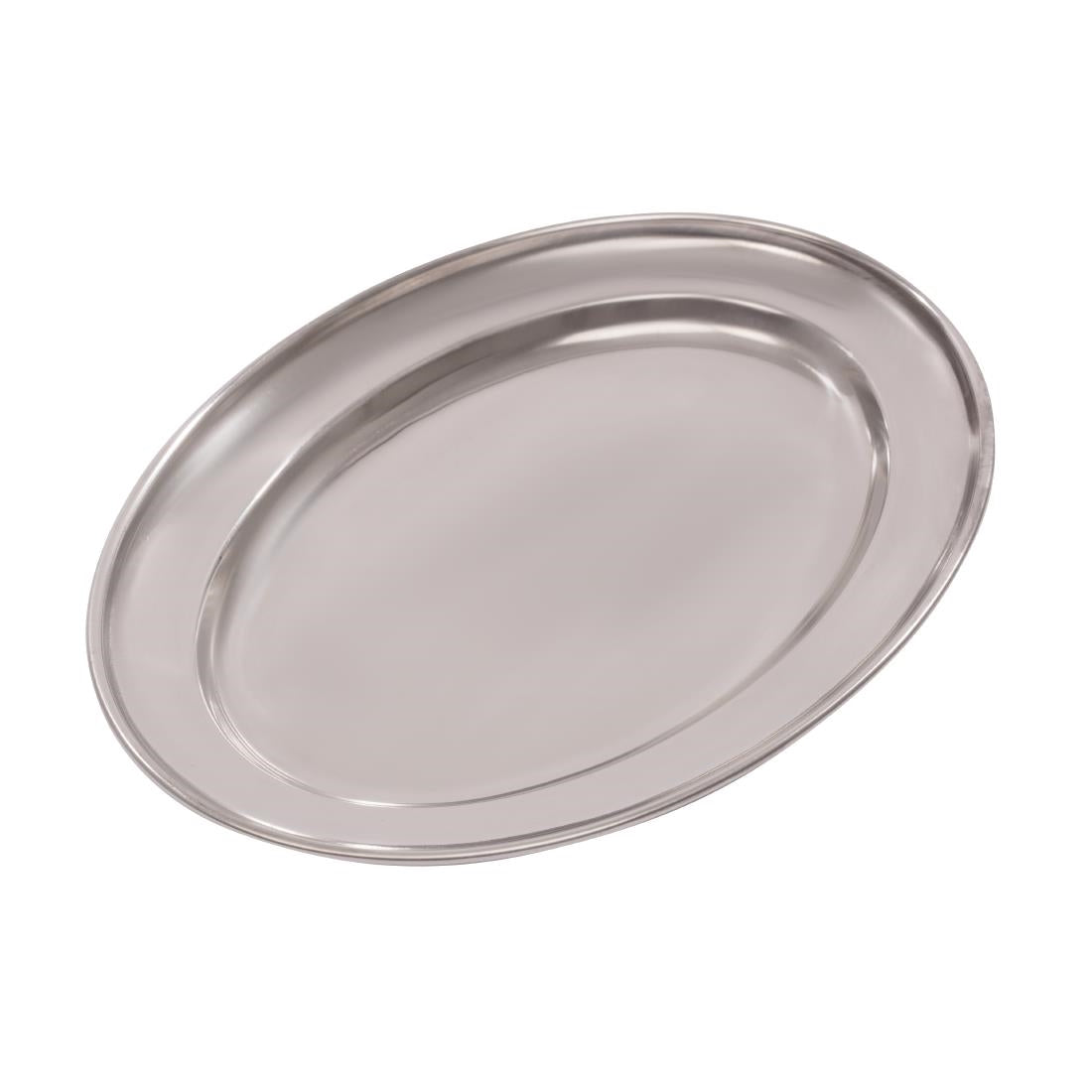 Olympia Stainless Steel Oval Serving Tray product image