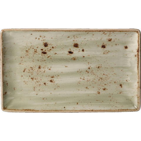 Steelite Craft Green Rectangular Platters 270x 167mm (Pack of 6)