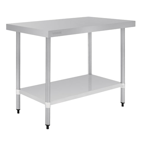 Vogue Stainless Steel Prep Table 1200mm