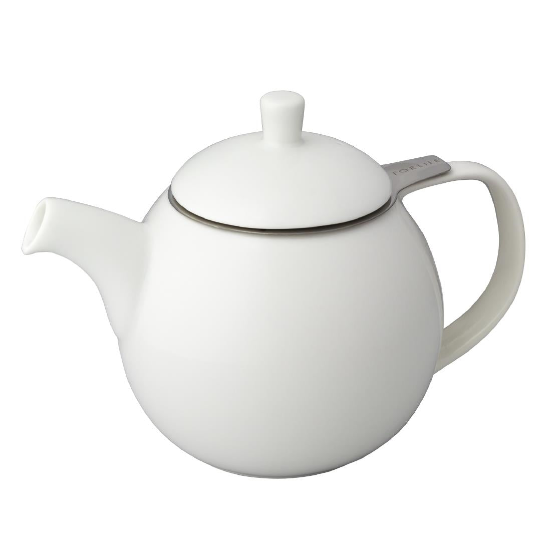 Forlife White Curve Teapot 24oz product image