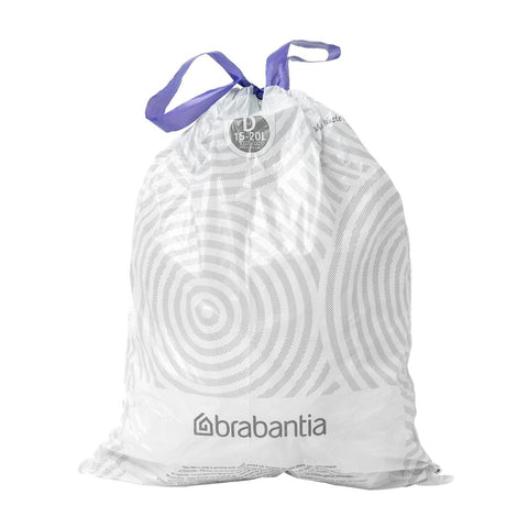 Brabantia PerfectFit Bin Bags D 15-20 Litre (Pack of 40)