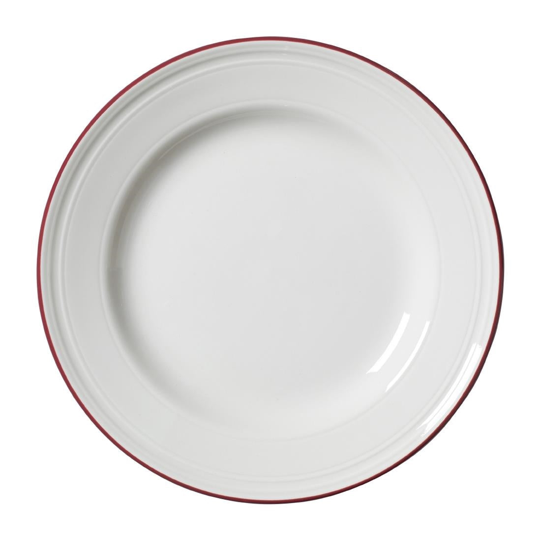 Steelite Bead Maroon Band Plates 202mm product image