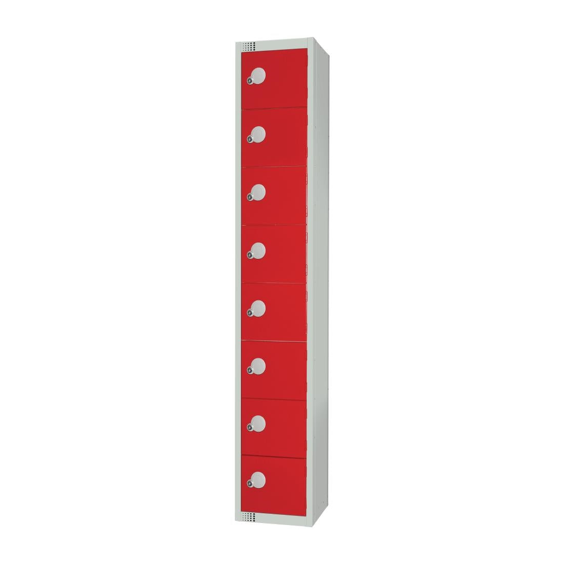 Elite Eight Door Padlock Locker Red product image
