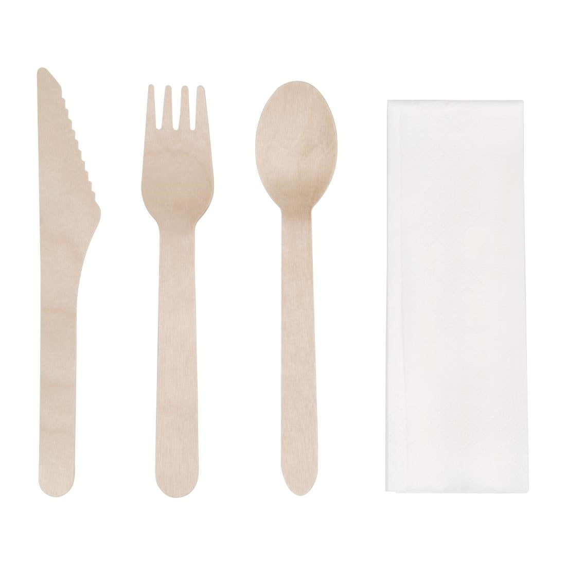 Fiesta Compostable Wooden Cutlery Meal Pack product image