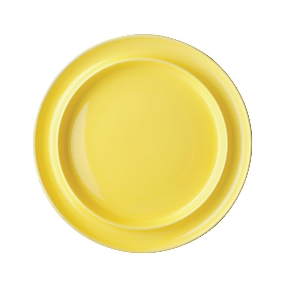Olympia Heritage Raised Rim Plates Yellow product image