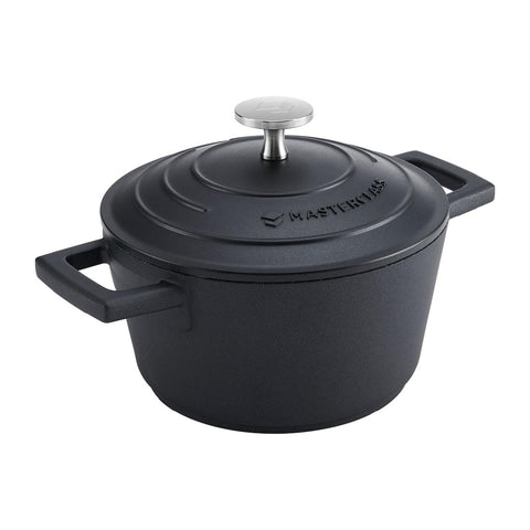 MasterClass Cast Aluminium Casserole Black 1400ml