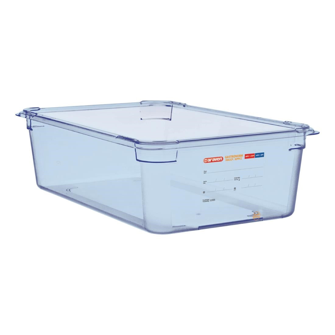 Araven ABS Food Storage Container Blue GN 1/1 product image