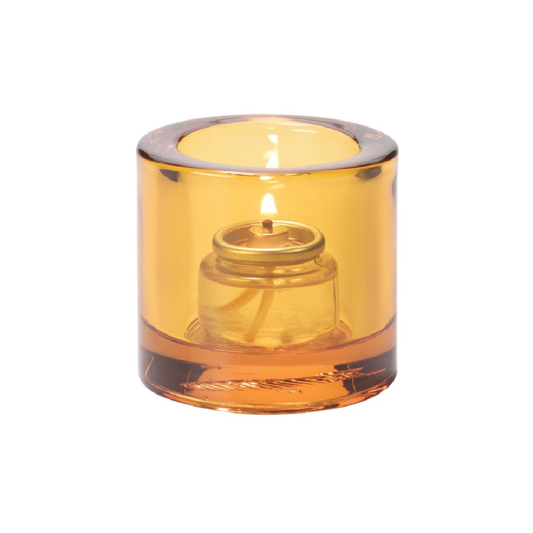 Hollowick Thick Round Amber Tealight 70mm x product image