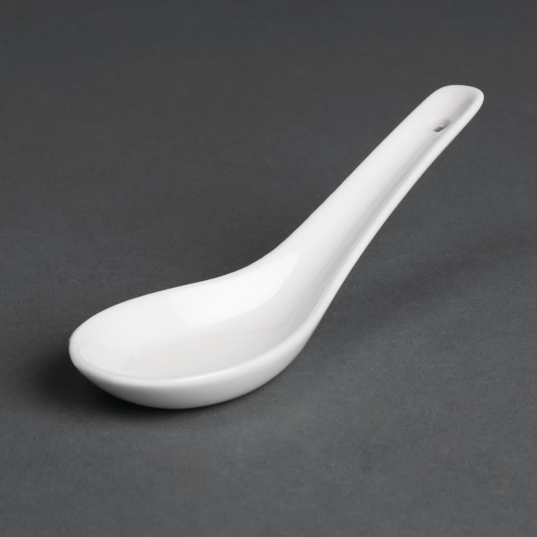 Olympia Whiteware Rice Spoons 130mm product image