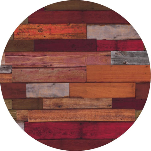 Werzalit Pre-drilled Round Table Top  Blanchas Red 700mm