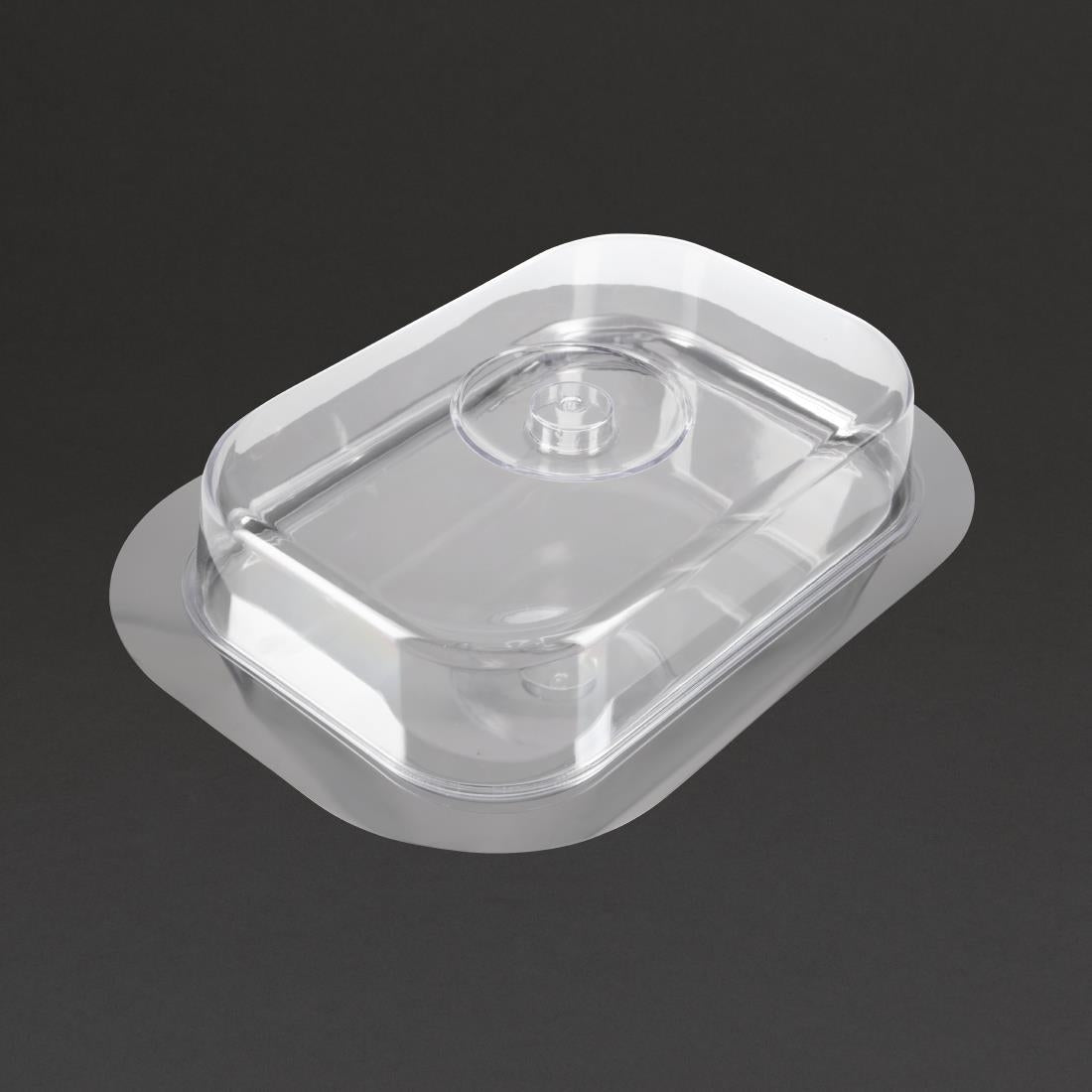 Stainless Steel Rectangular Tray with Cover product image