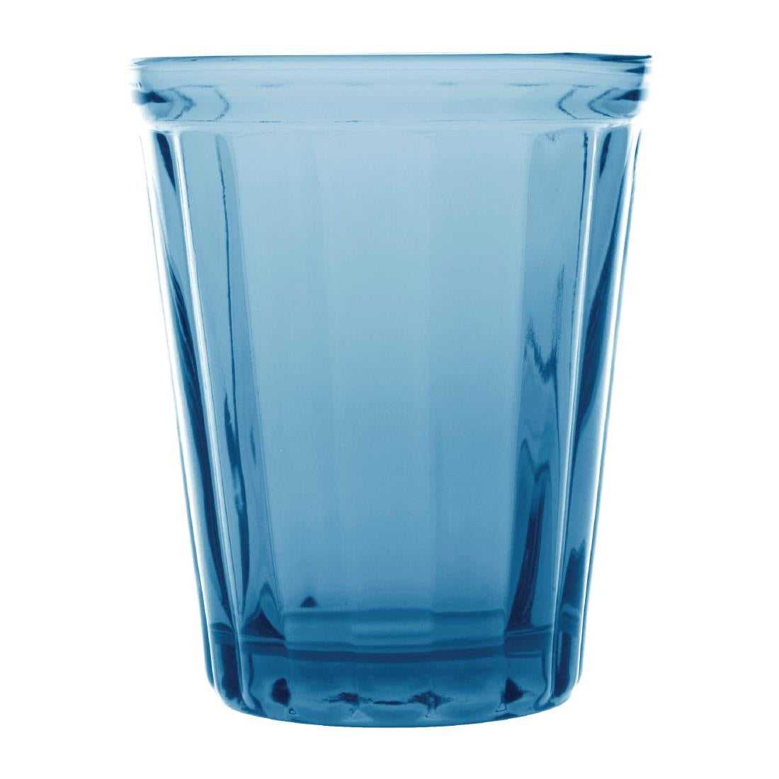 Olympia Cabot Panelled Glass Tumbler Blue product image