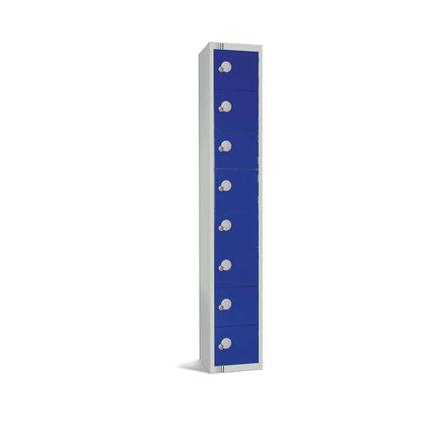 Elite Eight Door Camlock Locker Blue product image