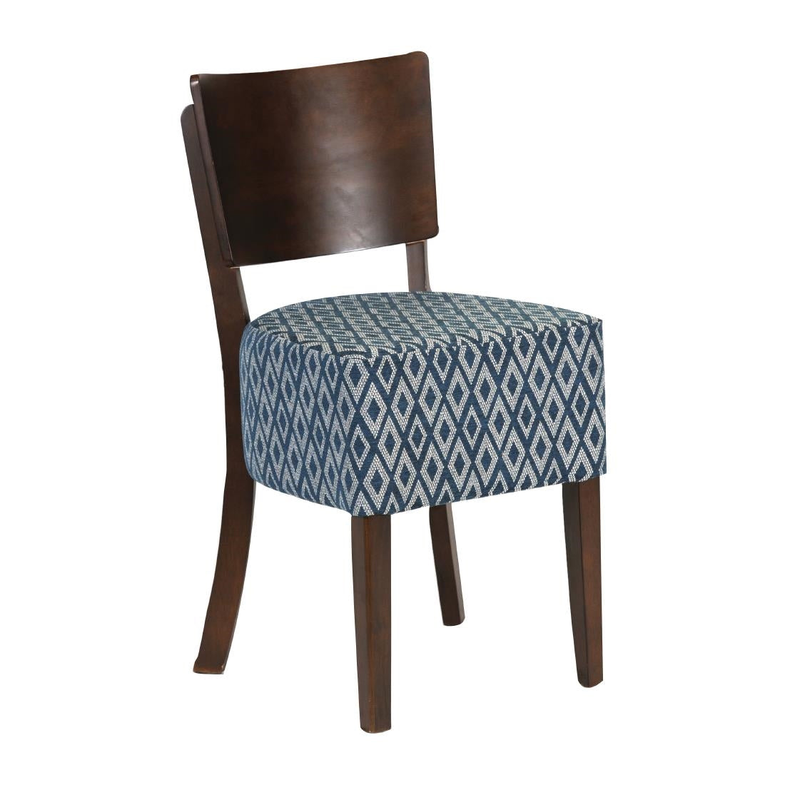 Asti Padded Dark Walnut Dining Chair product image