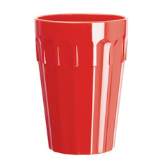 Olympia Kristallon Polycarbonate Tumblers Red 260ml (Pack of 12)