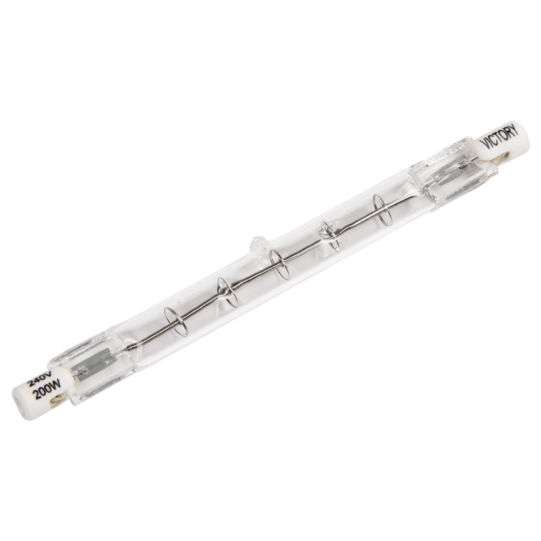 Bare Infrared Quartz Heat Bulb R7 118mm 200W product image