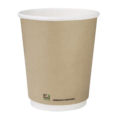 Fiesta Compostable Double Wall Coffee Cups 8oz / 227ml (Pack of 500)