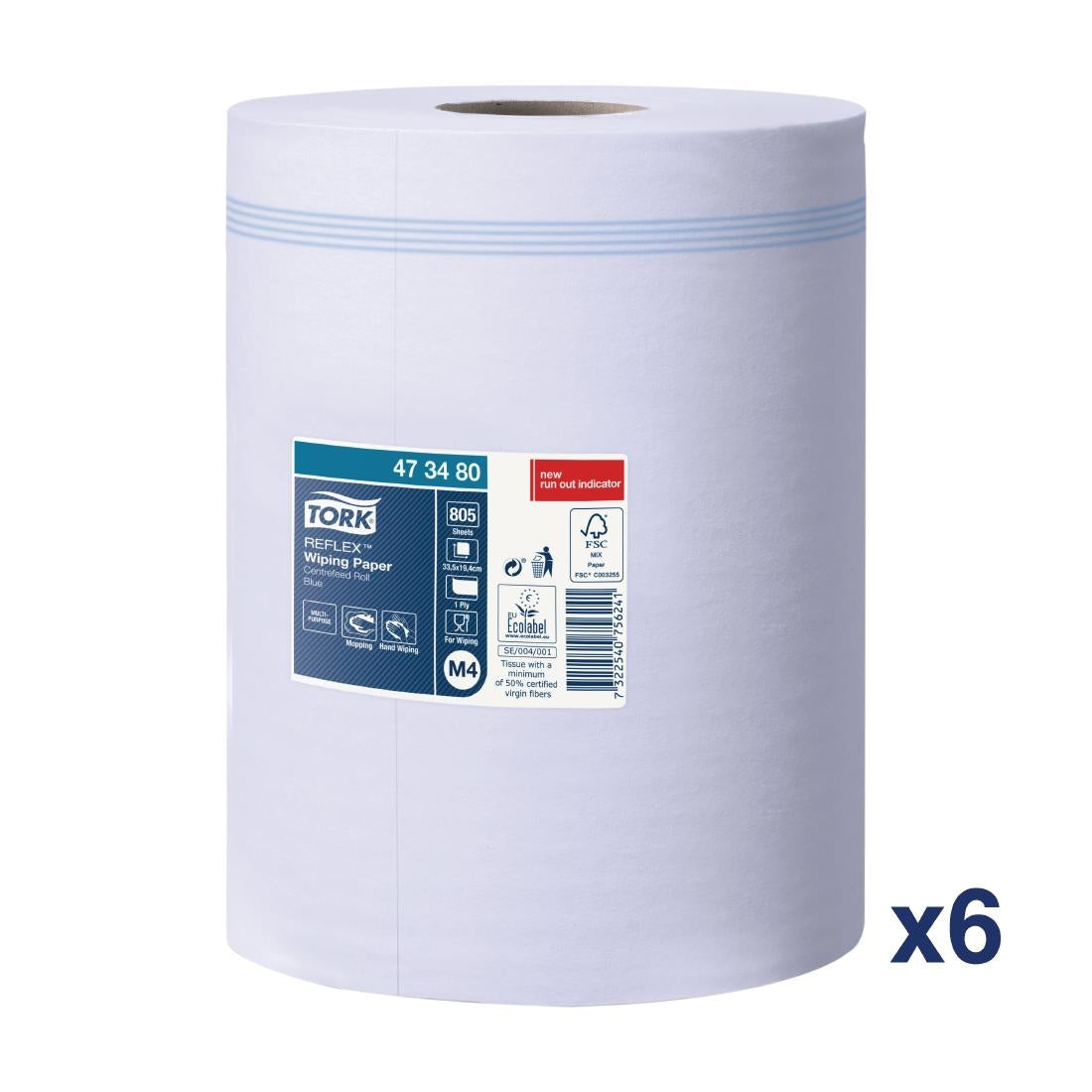 Tork Reflex Centrefeed Wiping Paper 1-Ply product image