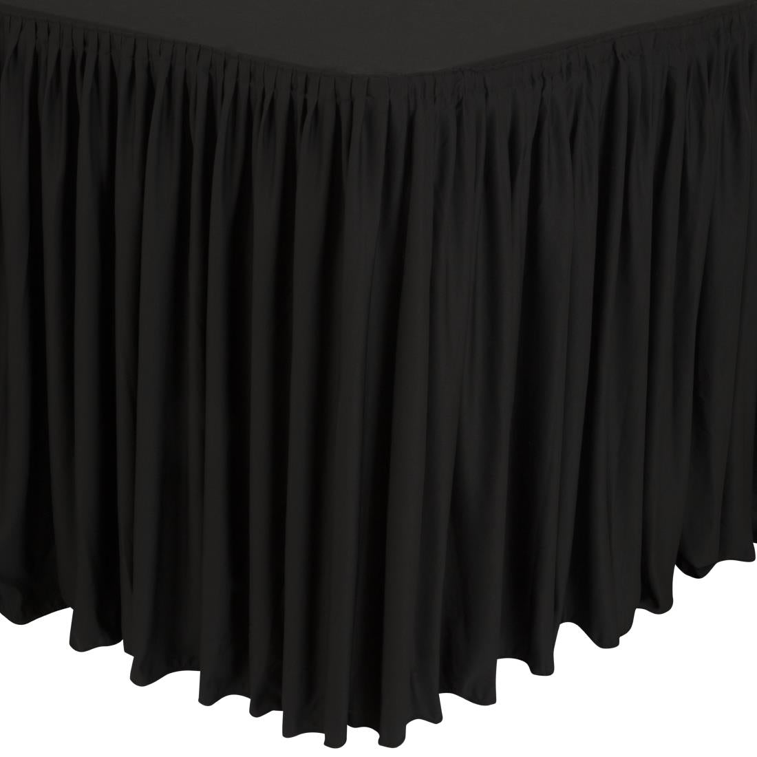 Table Top Black Cover & Skirting - Plisse product image