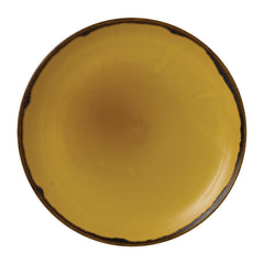 Dudson Harvest Mustard Coupe Plate 260mm (Pack of 12)