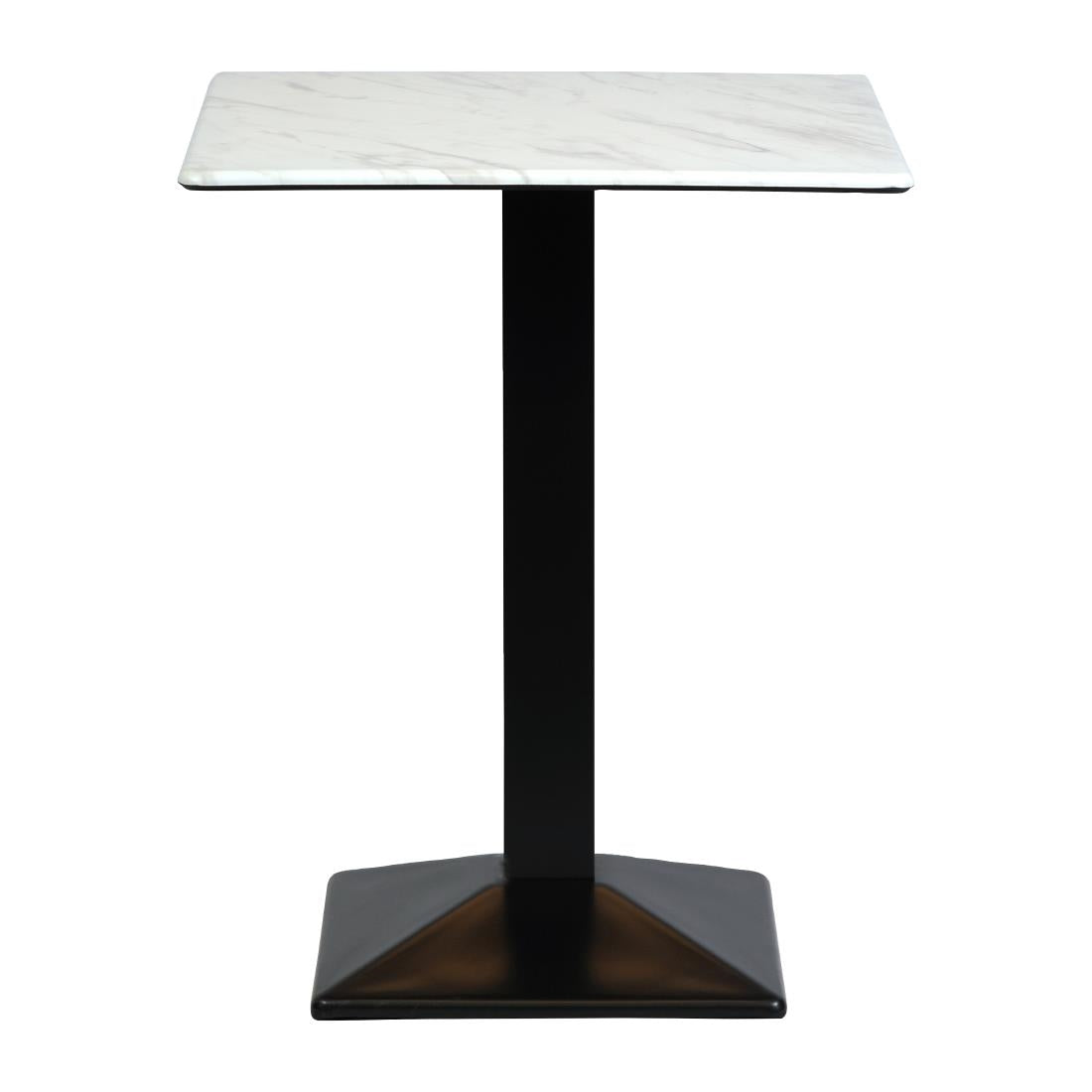 Turin Metal Base 700mm Square Poseur Table product image