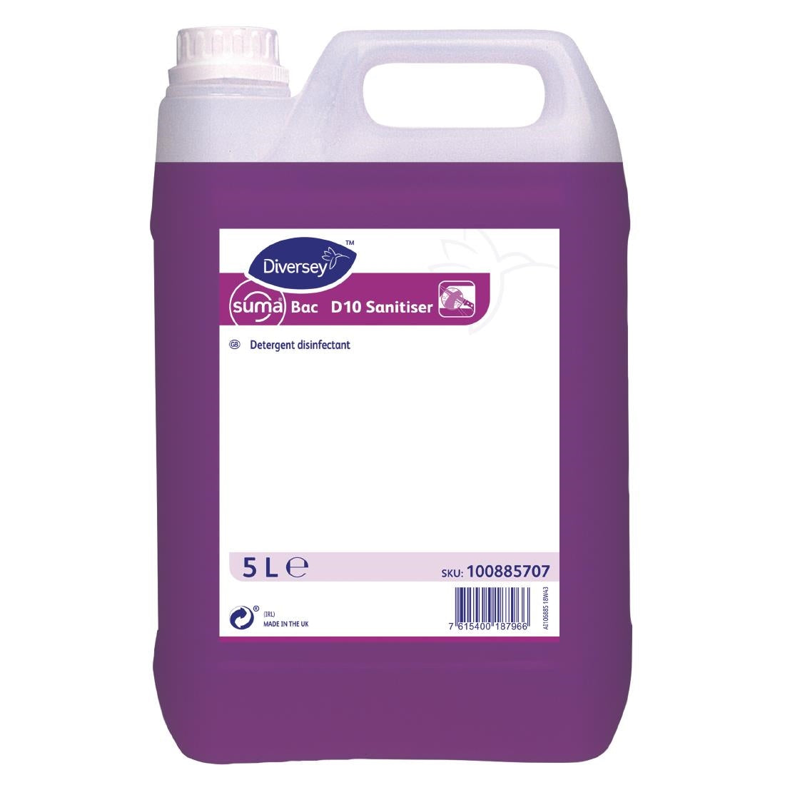 Suma Bac D10 Cleaner and Sanitiser product image
