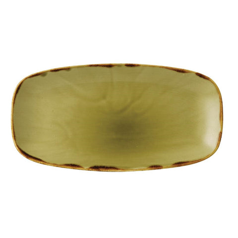 Dudson Harvest Oblong Chefs Plates Green 355 product image