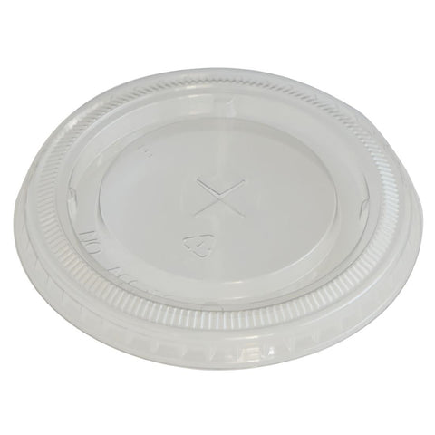 eGreen RPET Flat Lid with Straw Hole 93mm (Pack of 1000)