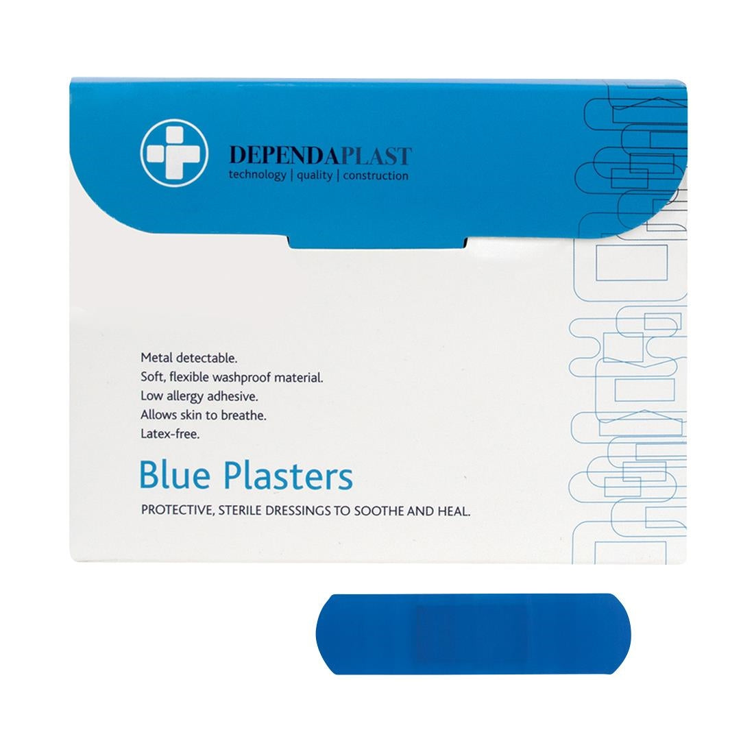 Beaumont Dependaplast Blue Plasters 75 x 25mm product image