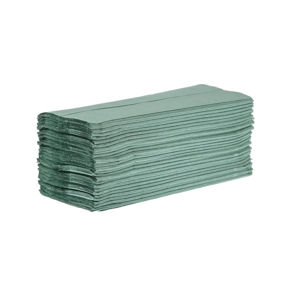 Jantex Z Fold Paper Hand Towels Green 1-Ply product image
