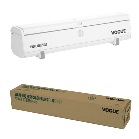 Vogue Wrap 450 Eco Cling Film Dispenser Bundle
