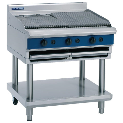 Blue Seal Natural Gas Chargrill with Leg Stand G596-LS-NAT