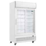 Polar G-Series Upright Display Cooler with Light Box 950Ltr with Sliding Doors product image
