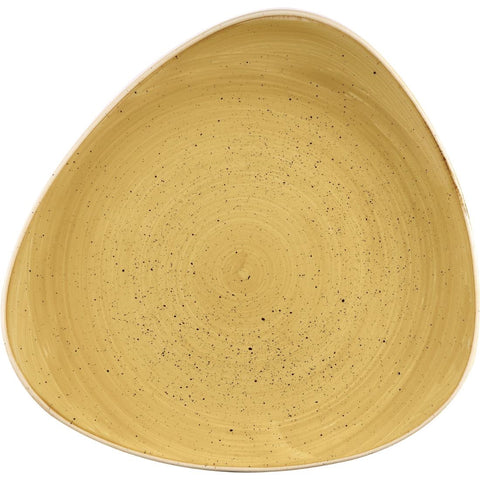 Churchill Stonecast Triangular Plate Mustard product image