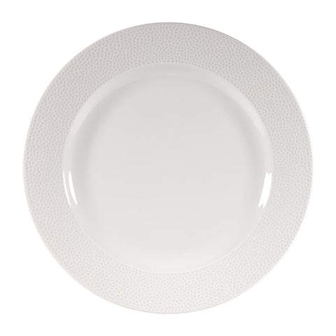 Churchill Isla Footed Plate White 276mm (Pack of 12)