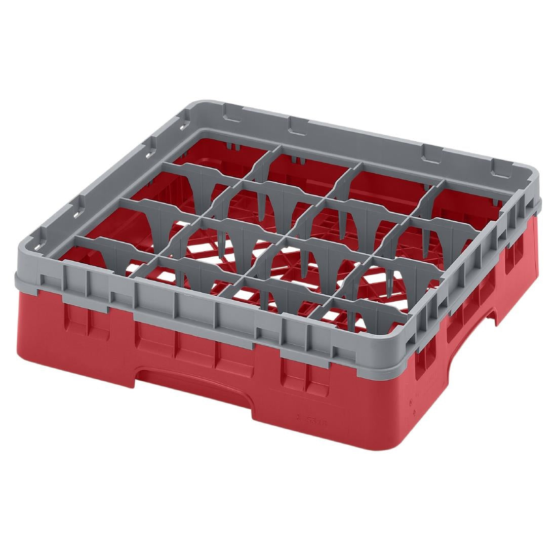 Cambro Camrack Red 16 Compartments Max Glass product image
