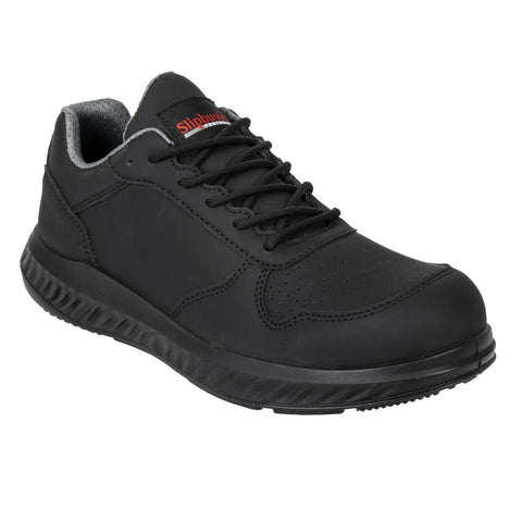 Slipbuster Recycled Microfibre Trainers Matte Black 40