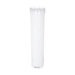 San Jamar 16" White Medium Water Cup Dispenser - 4-10oz/120-300ml - Advantage Catering Equipment