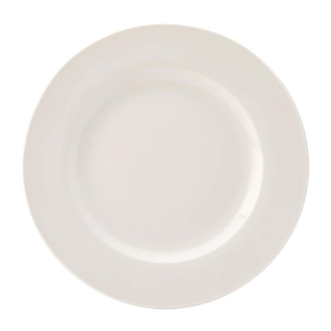 Utopia Pure White Wide Rim Plates 270mm (Pack of 18)