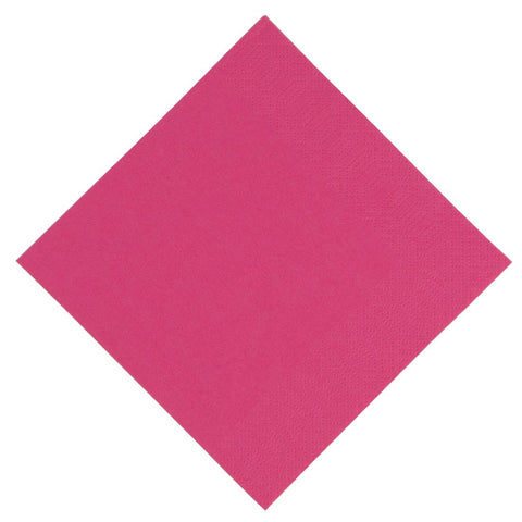 Duni Lunch Napkin Fuschia 33x33cm 3ply 1/4 Fold (Pack of 1000)