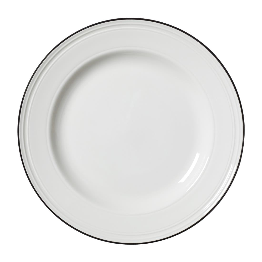 Steelite Bead Black Band Plates 255mm product image
