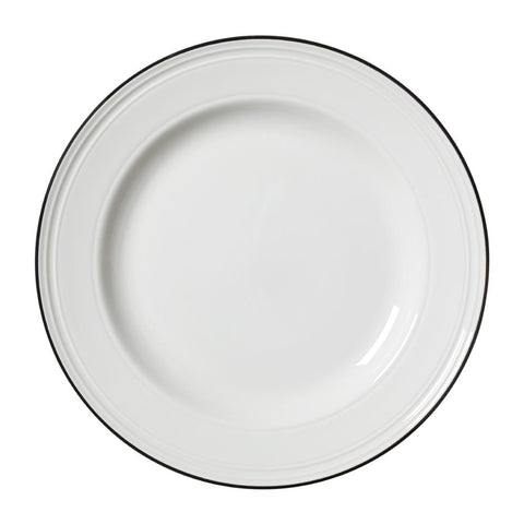Steelite Bead Black Band Plates 255mm (Pack of 12)