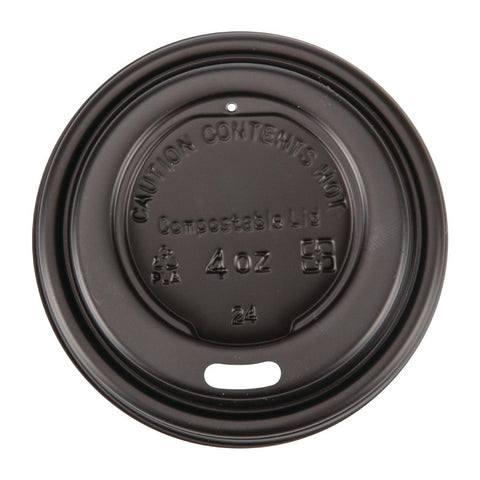 Fiesta Compostable Espresso Cup Lids 113ml / 4oz (Pack of 50)