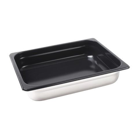 Vogue Heavy Duty Stainless Steel Non Stick 1/2 Gastronorm Tray 65mm
