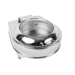 Olympia Round Electric Chafer 6Ltr – Stainless Steel & Glass