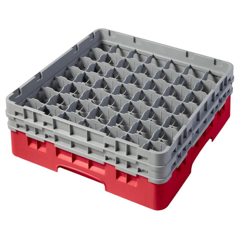 Cambro Camrack Red 49 Compartments Max Glass product image