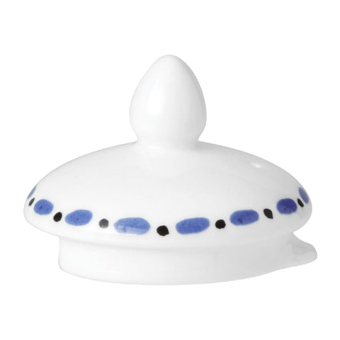 William Edwards Sultan's Garden Blue Tea For One Teapot Lid Only (Pack of 12)