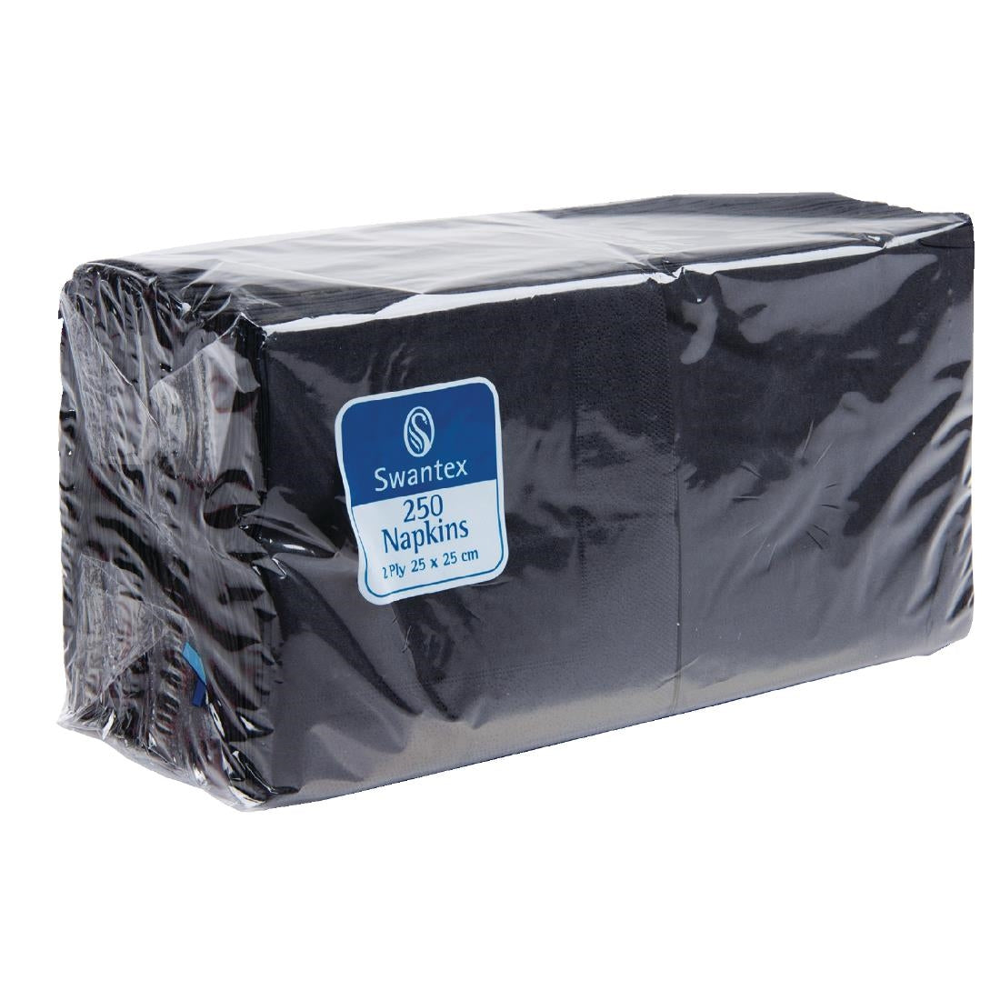 Swantex Cocktail Napkin Black 25x25cm 2ply product image