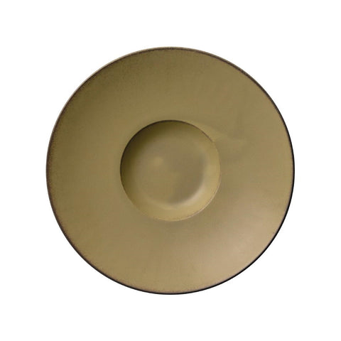 Rene Ozorio Wabi Sabi Flate Rimmed Bowls Wheat 270mm (Pack of 6)